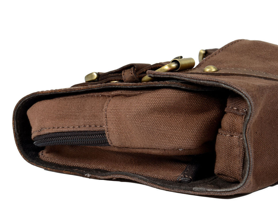 Toiletry Bag ASHWOOD Classic Leather Travelling Foldable Bag 